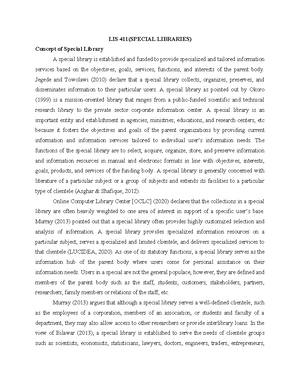 [Solved] organizational chart of an academic library and their ...