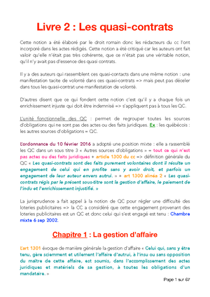 Droit des obligations - UMontpellier - Studocu