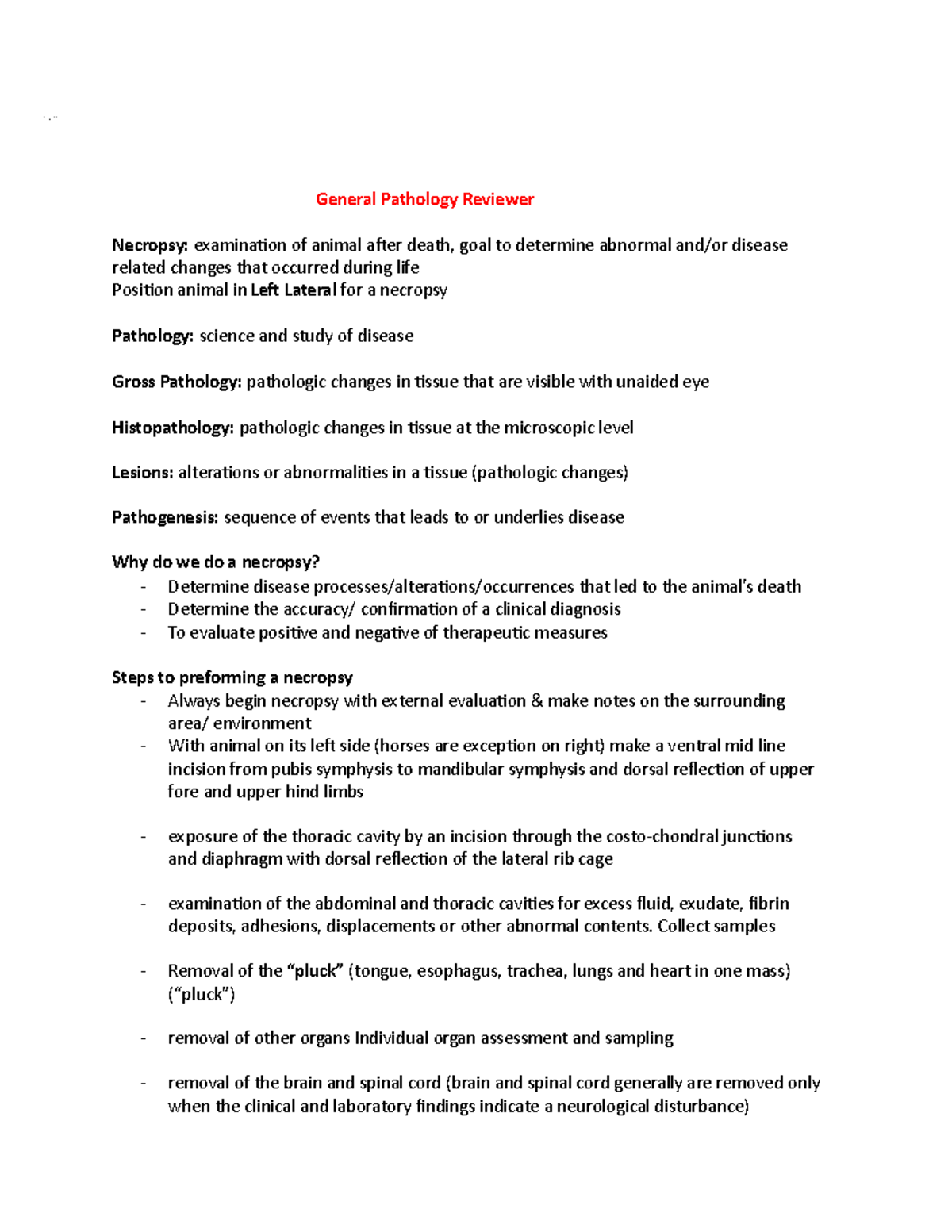 General Pathology Reviewer 2.1 - Whole chicken - 279Liempo - 215 ...