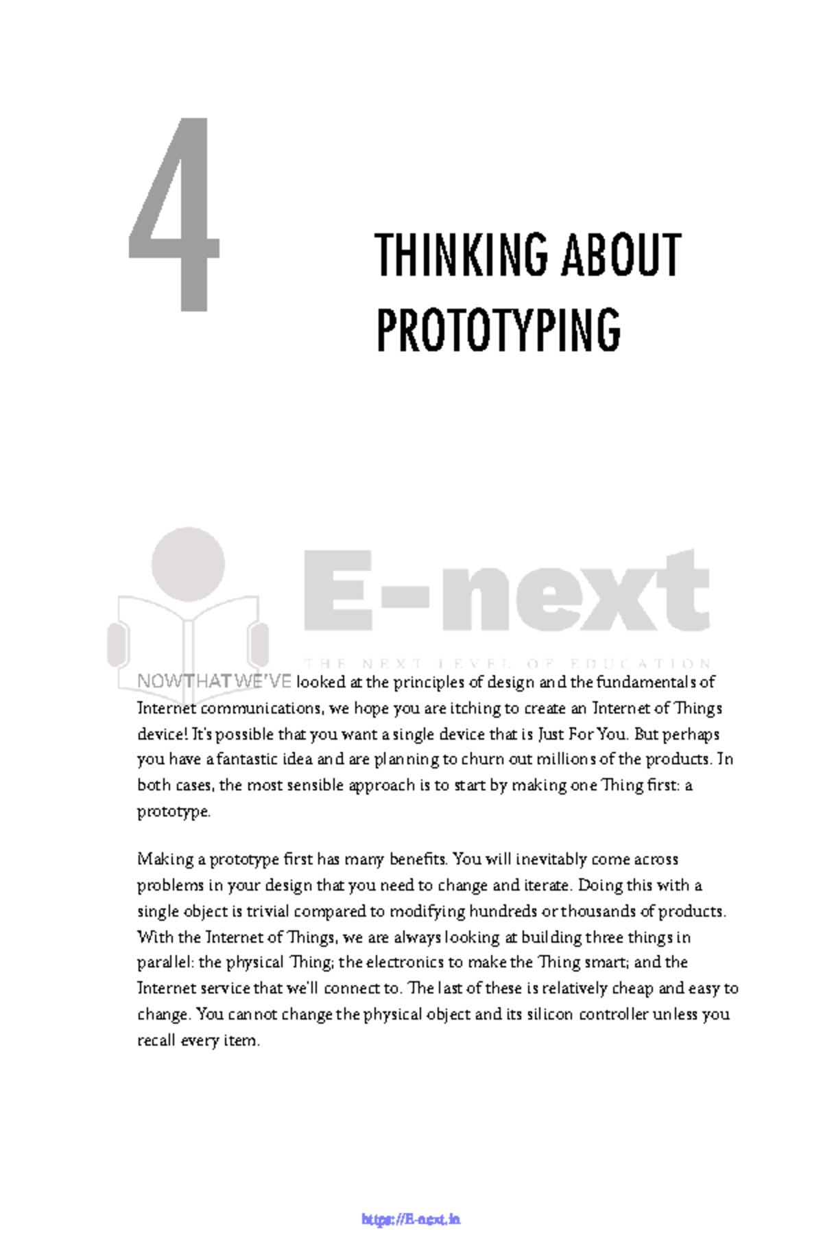Thinking About Prototyping - Chapter 4 for E-next Course - Studocu