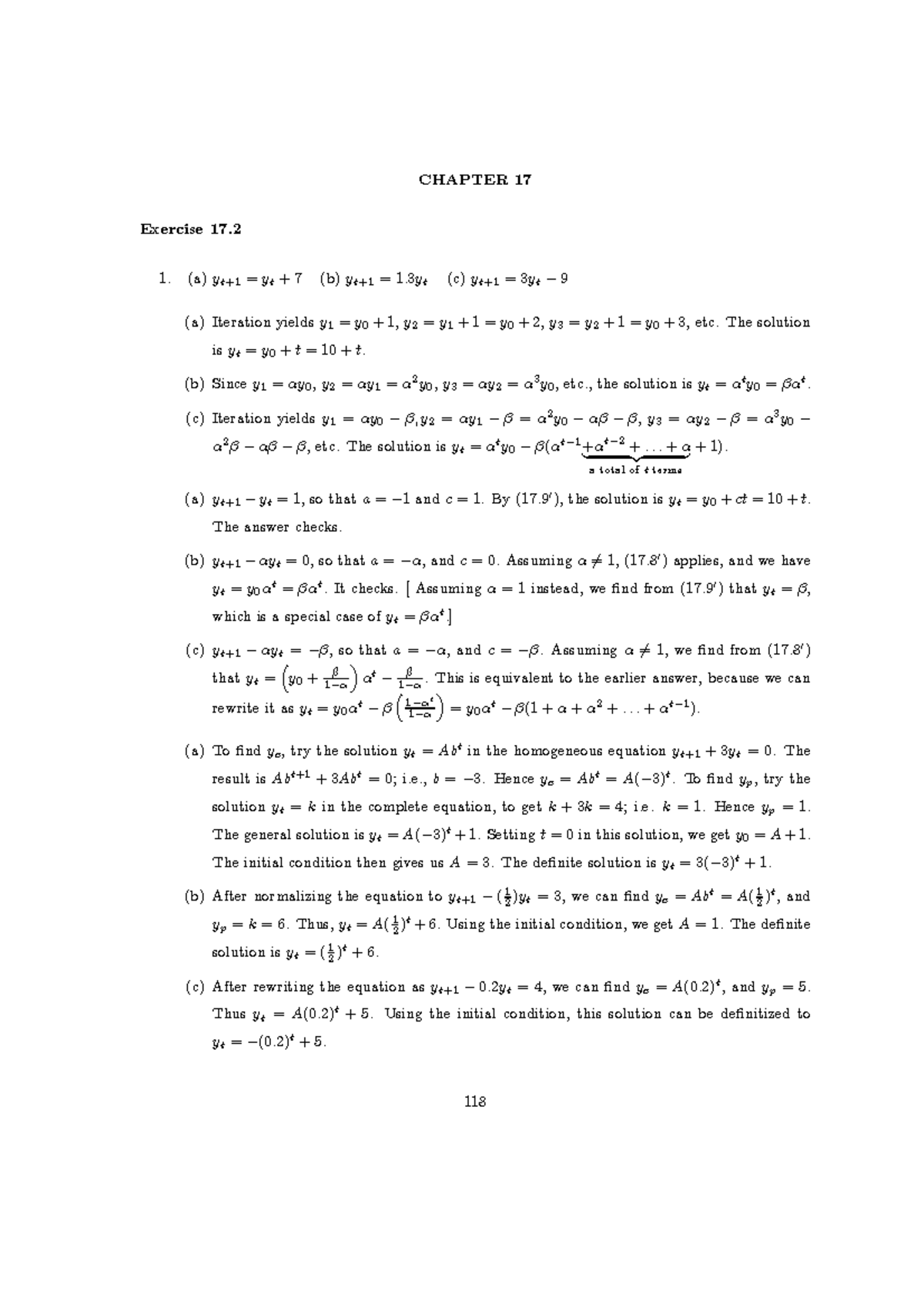 Chap 17 - Solutions for Alpha Chiang's Fundamental Methods in Math Econ ...