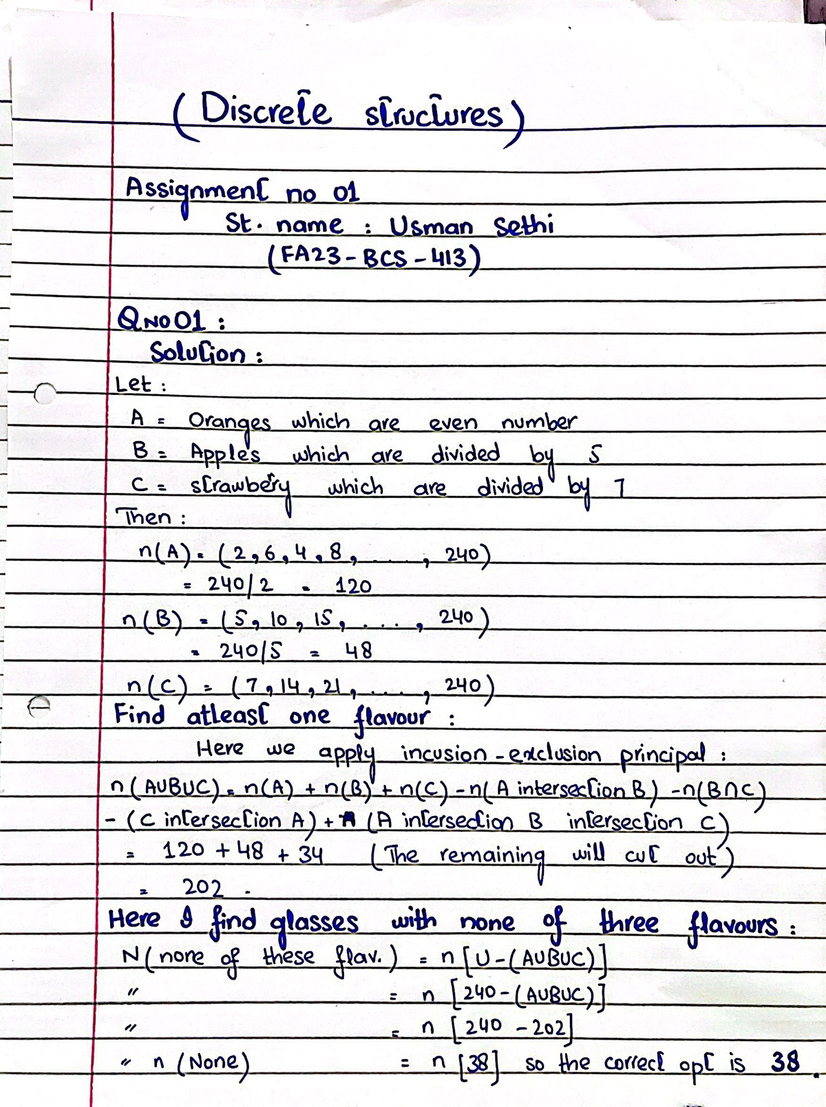 New doc 10-12-2023 21 - Discrete Structures - Studocu