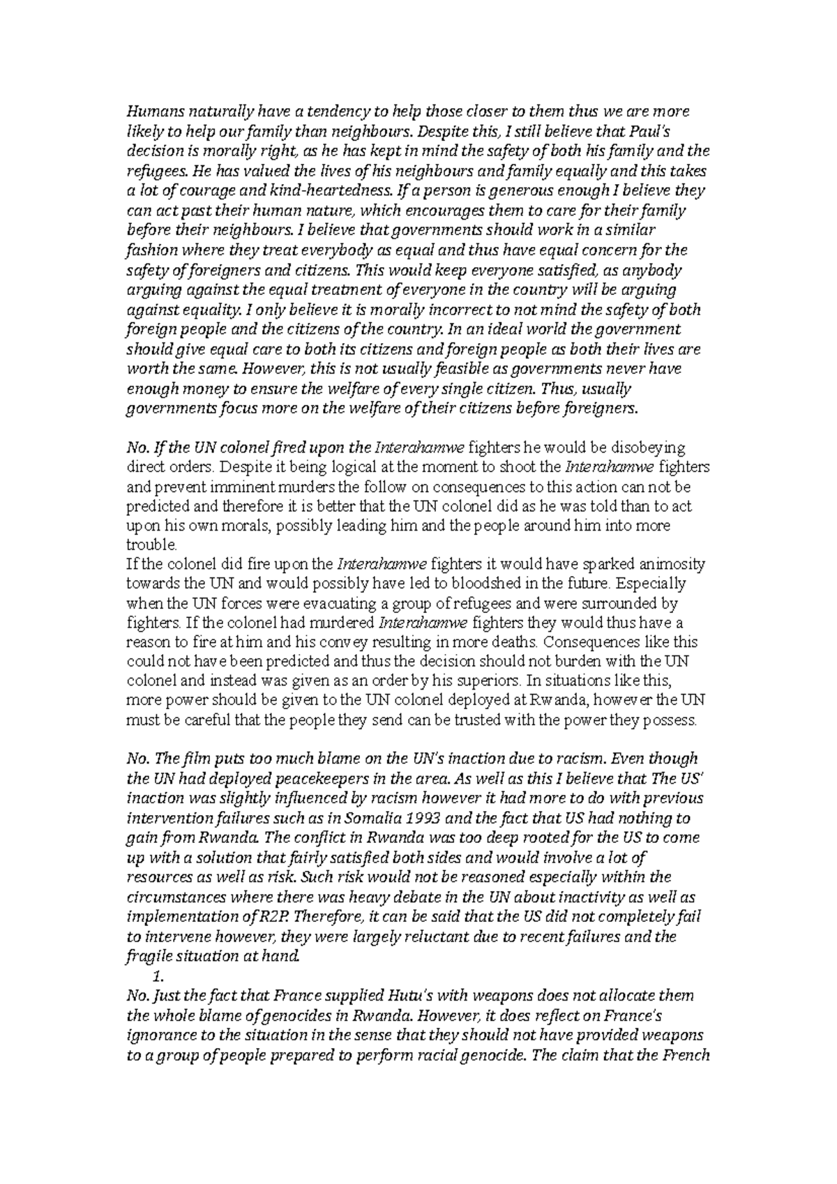 Hotel-rwanda - Hotel rwanda essay for sociological - Humans naturally ...