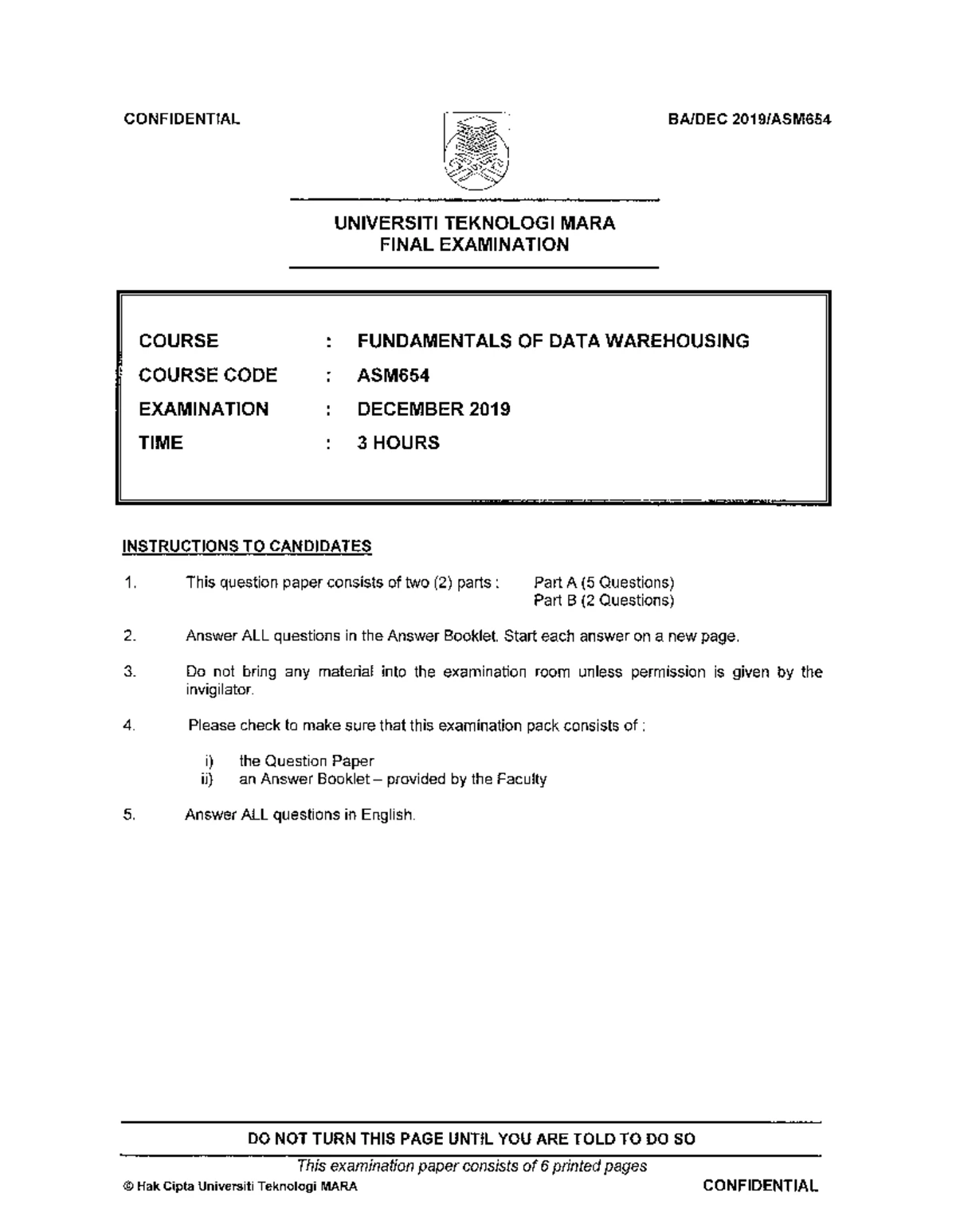 Assignment 3 Guidelines for Group Project - ASM553/RISM OCT2022-FEB ...
