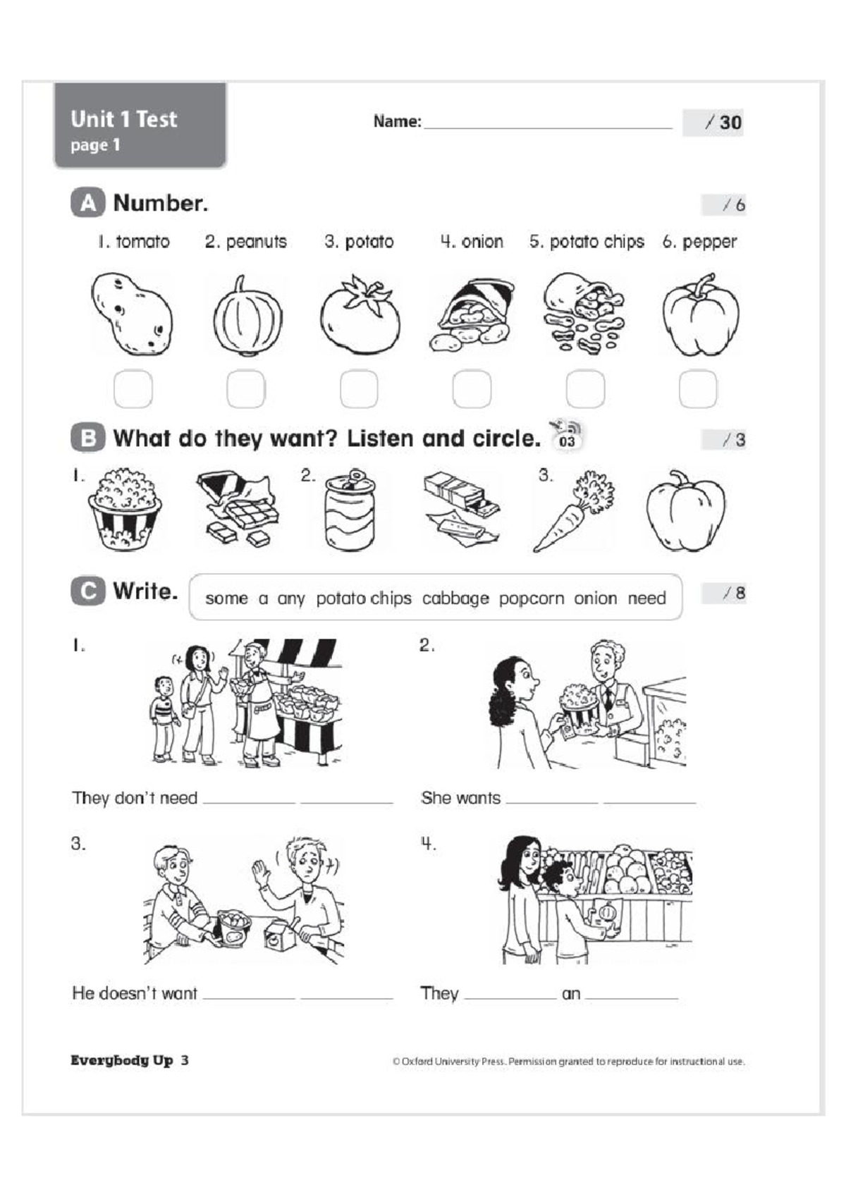 Unit 1 & 2 Tests Review - Everybody Up 3 - Studocu
