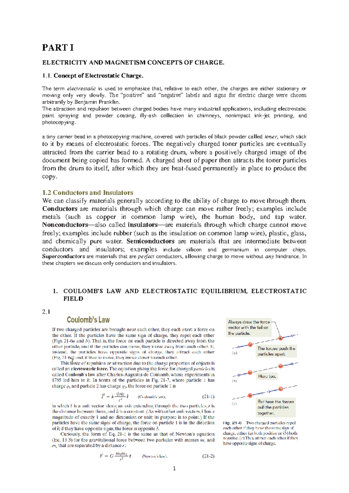4102 Lecture Notes: Electricity and Magnetism Concepts - Studocu