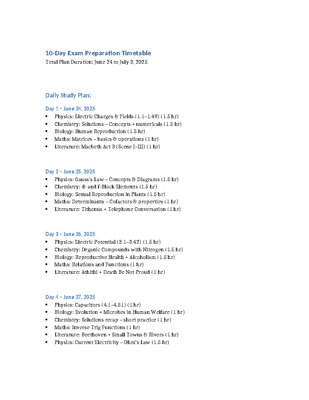 ISC Subjectwise Chapter Checklist - Subject-wise Chapter Checklist for ...