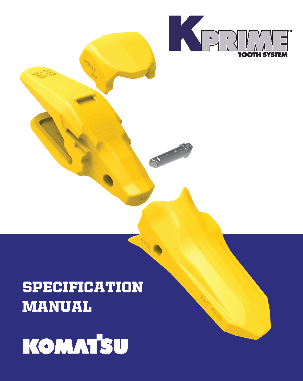 Kprime™ Tooth System Specification Manual for Service Dealers - Document Preview