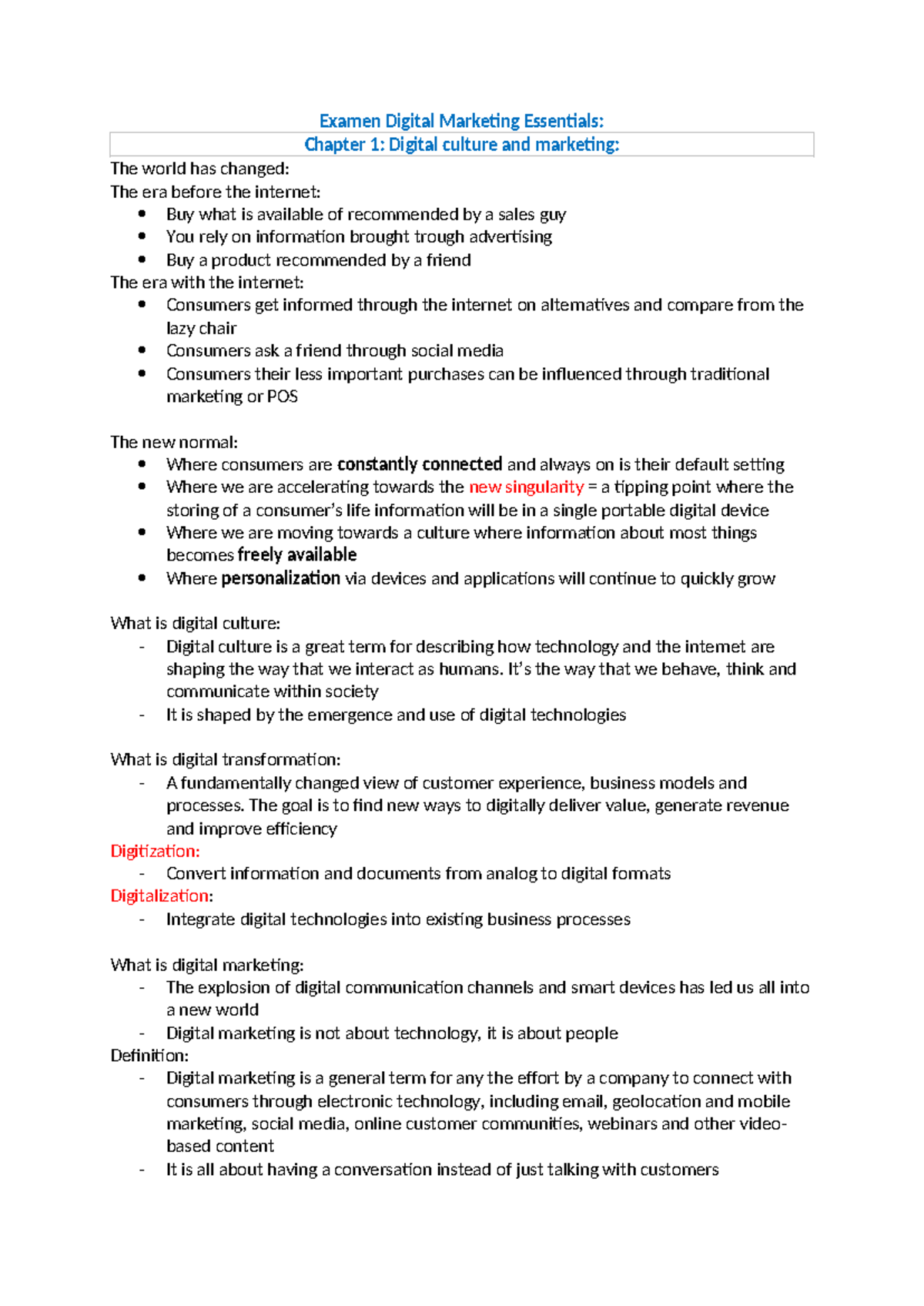 Digital Marketing Essentials: Final Exam Review for DM101 - Studocu
