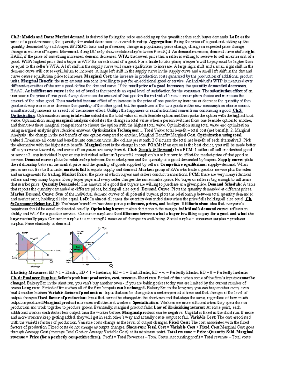 ECN 104 Final Exam Sample - Introductory Microeconomics - Studocu