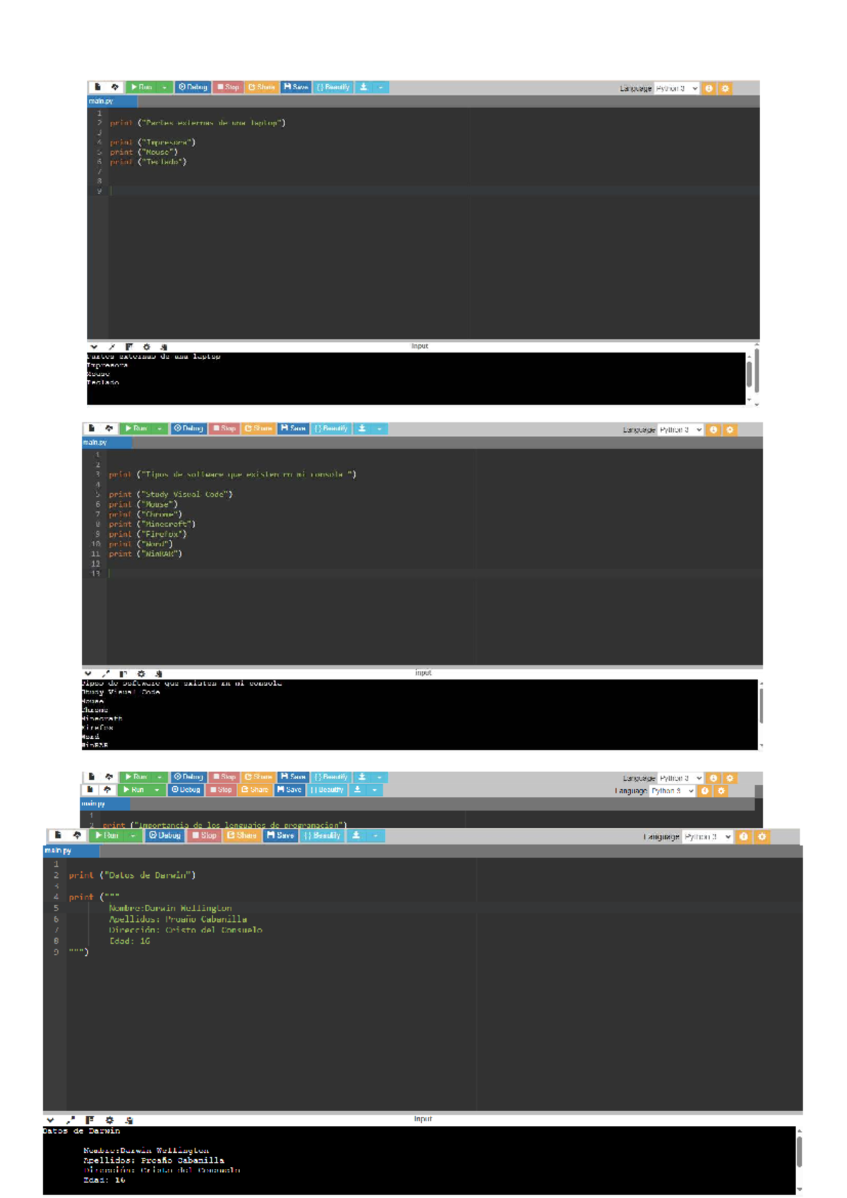 Trabajo de GDB: Corrección de Lección en Python 3 - Studocu