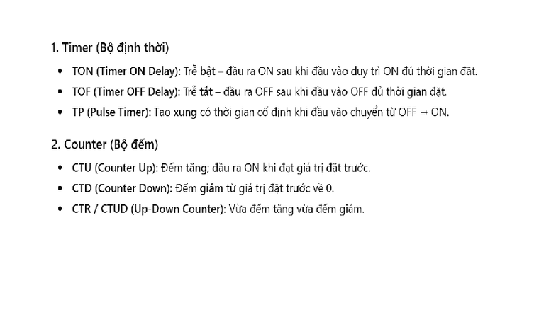 Timer and Counter Functions in TON and CTU Systems - Studocu