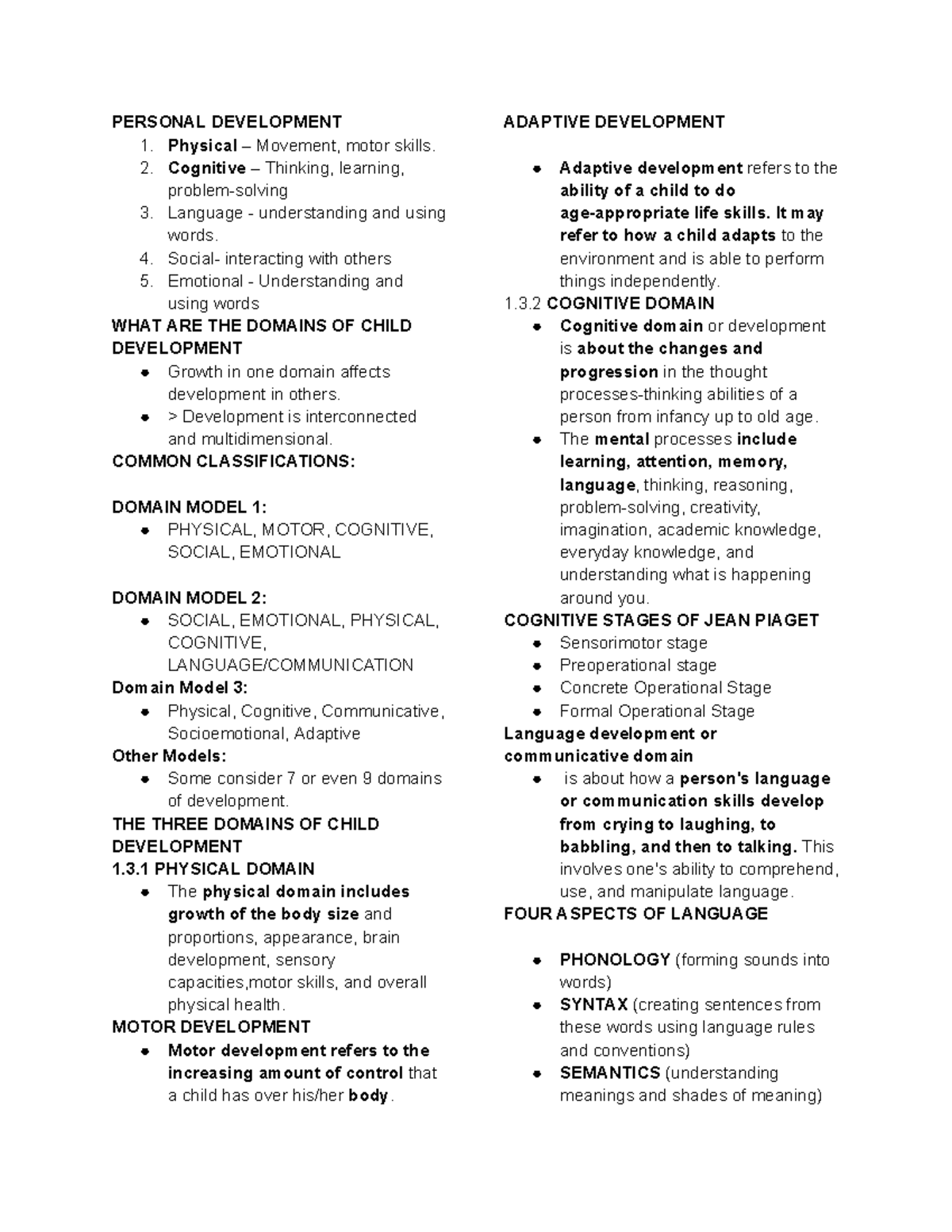 Child Development Domains: Physical, Cognitive, Emotional Insights ...