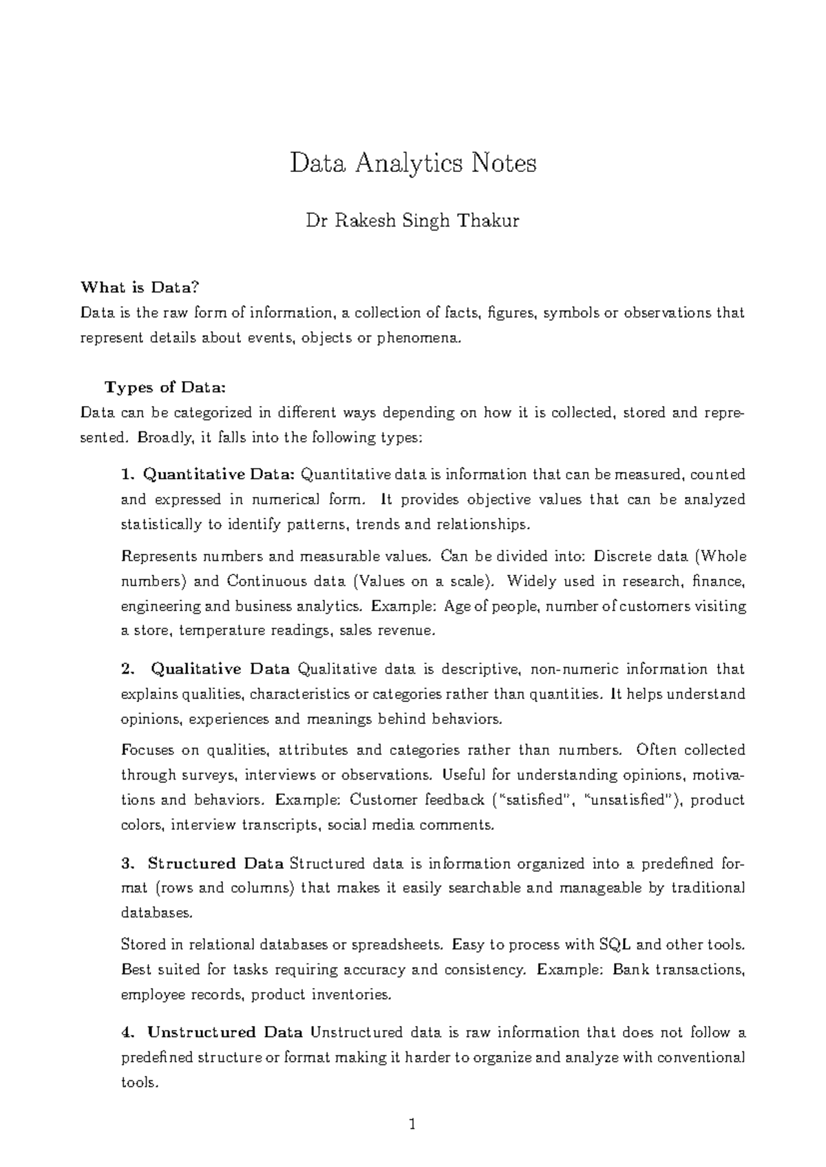 Data Analytics Notes - Unit 2: Understanding Data Types and Analysis ...