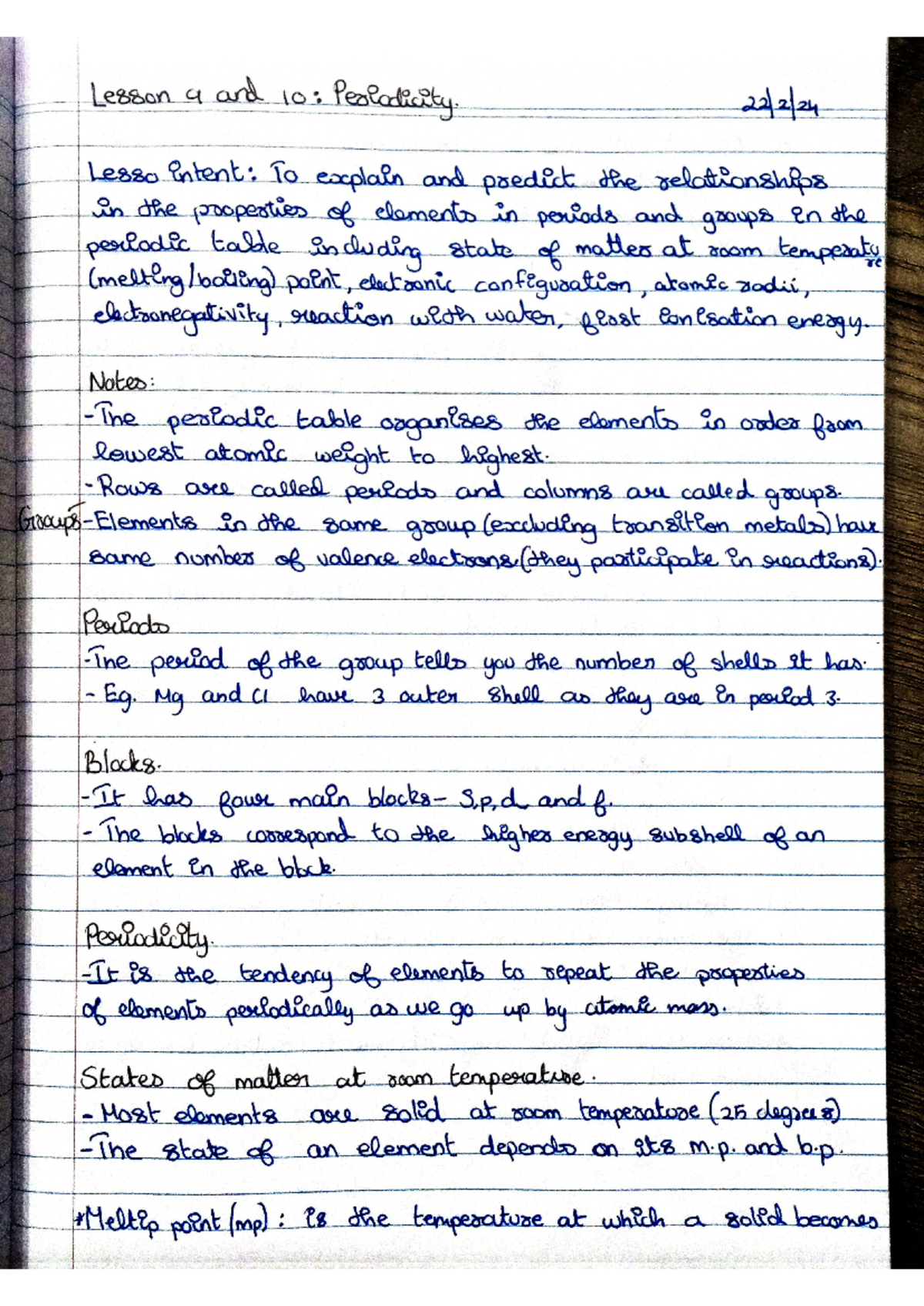 Lesson 9 & 10 Notes - Module 1 Overview - Studocu