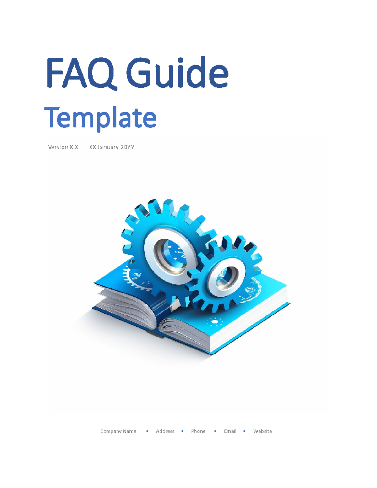 FAQ Guide Template V1.0 - Company Name Project - Studocu