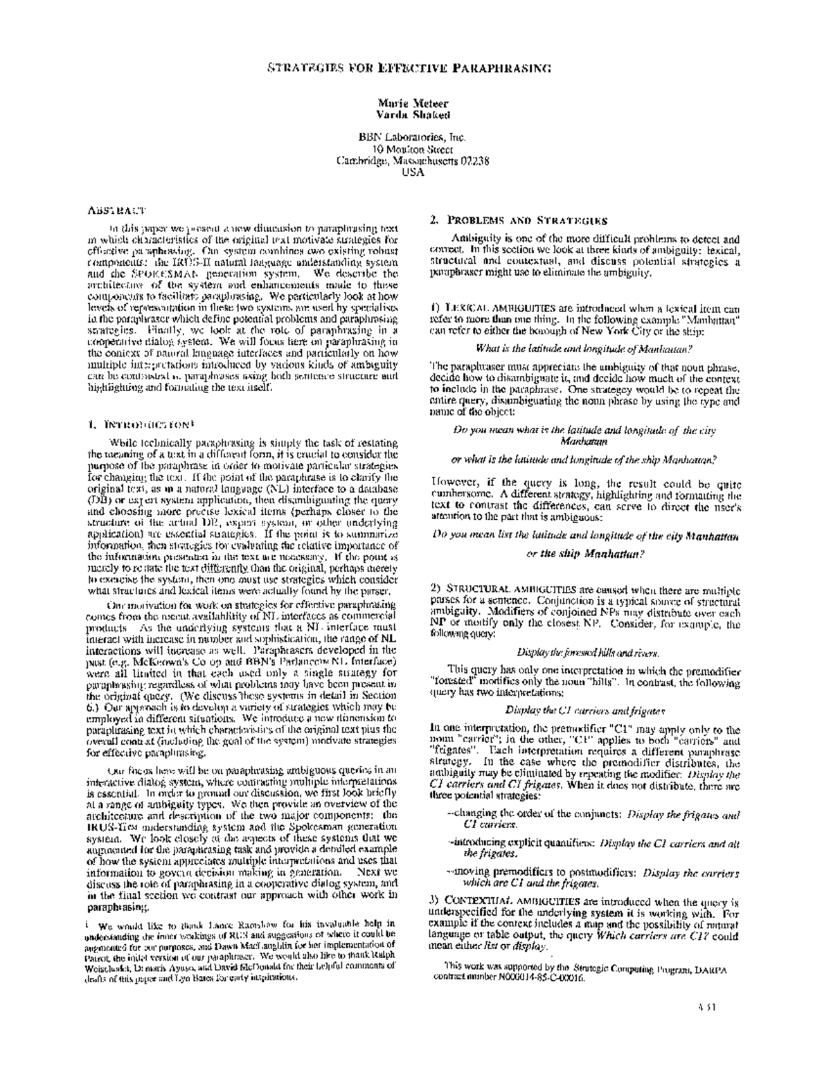 C88-2088 - I just wanna this pdf - S T R A T E G I E S FOR E F F E C T ...