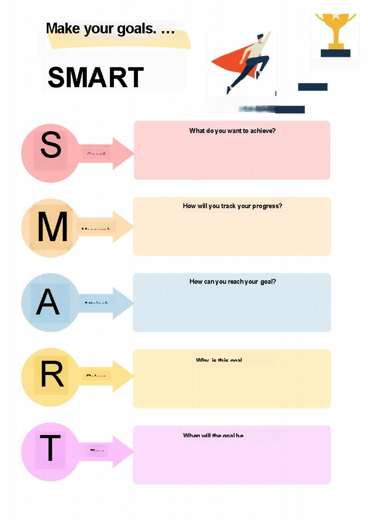 GOAL Setting - School works - Science, technology, engineering, and ...