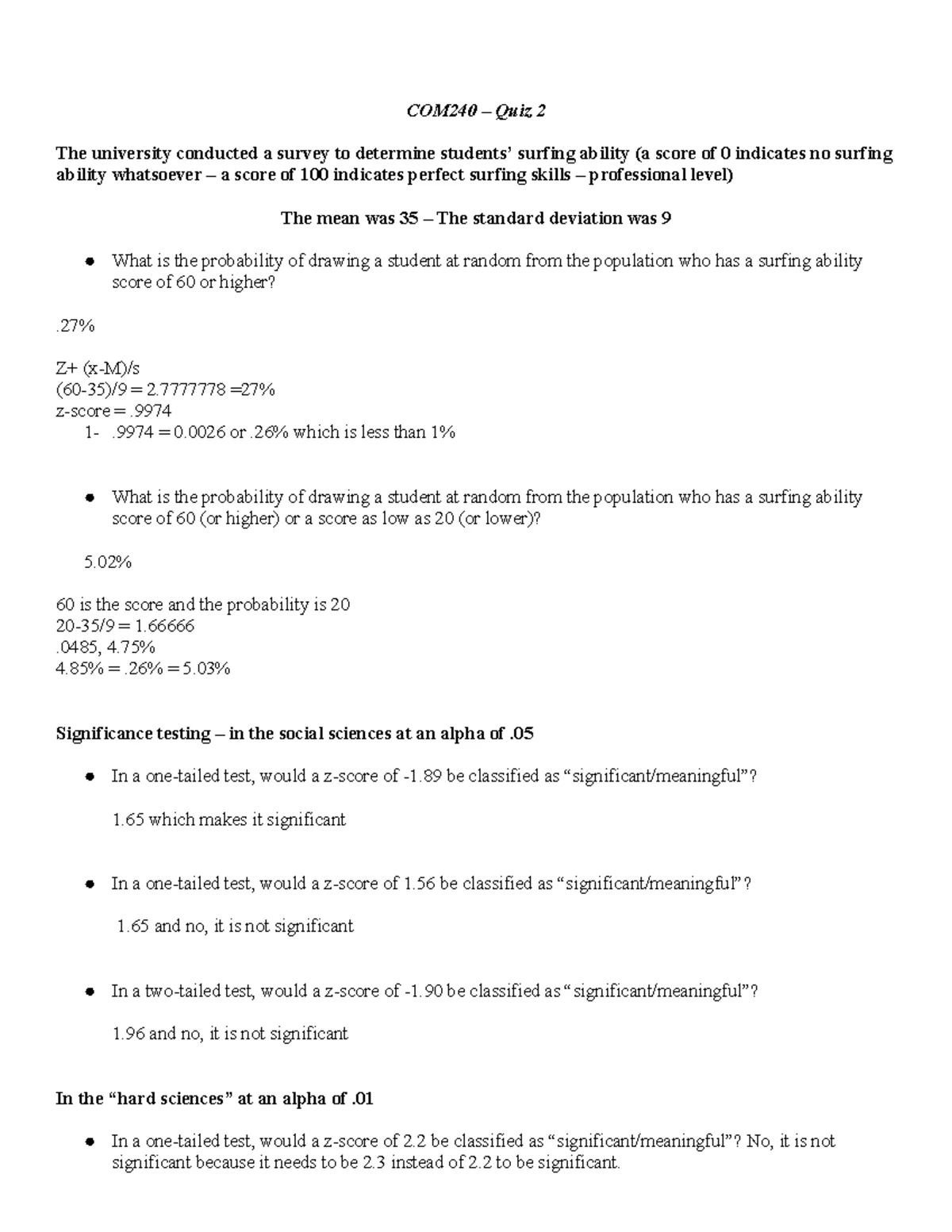 Stats notes- Chapter 3 - STATS 9/ CORRELATION Relating two variables ...