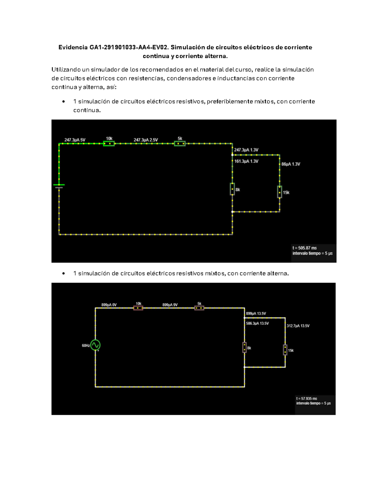 Evidencia GA1-291901033-AA4-EV02: Simulación de Circuitos Eléctricos AC ...