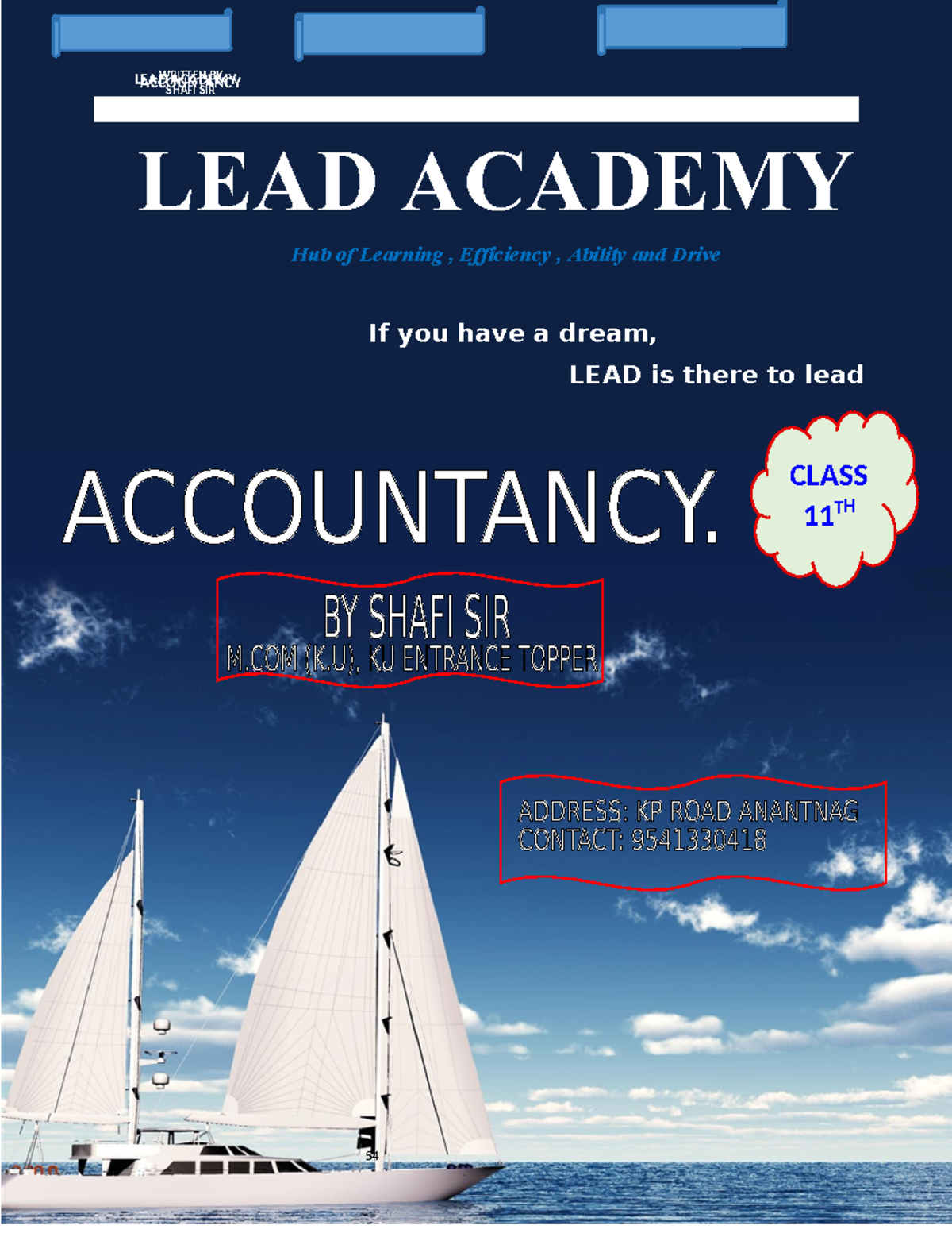 11th accounts UNIT 3 - BEST - LEAD ACADEMYACCOUNTANCYWRITTEN BY SHAFI ...