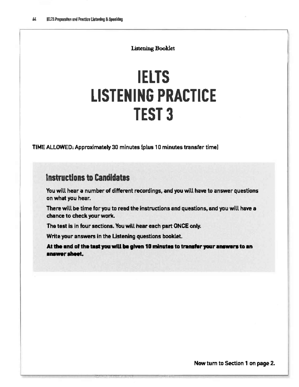 IELTS Listening Practice Test 3 - Preparation & Tips - Studocu