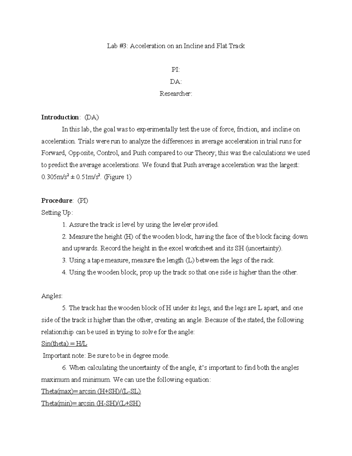 Lab 9 Report Rotation- Allison Kidwell, Sean Castellanos, Nathan Quach ...
