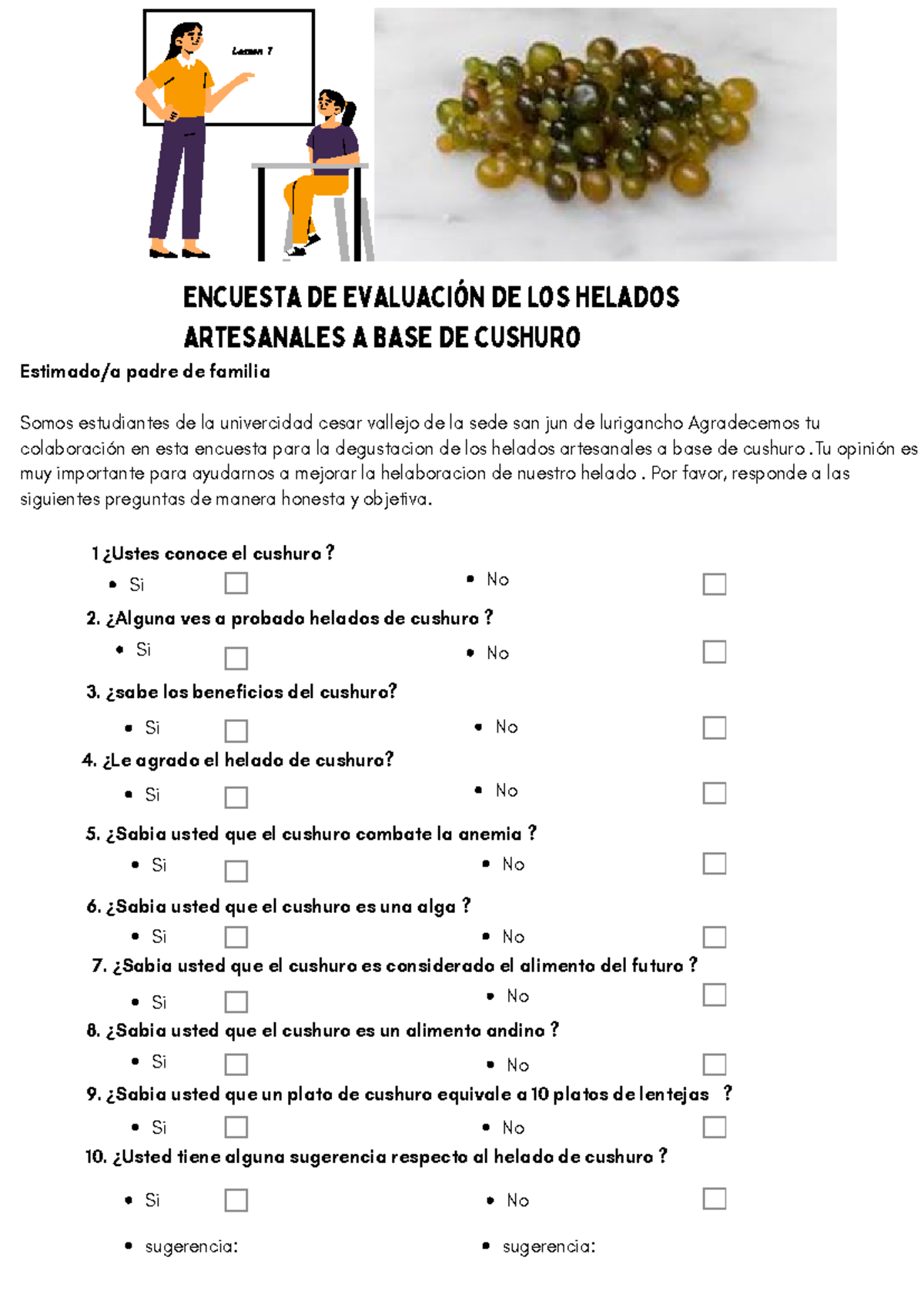 Hoja de Trabajo Imprimible Encuesta de Evaluación del Desempeño Docente ...