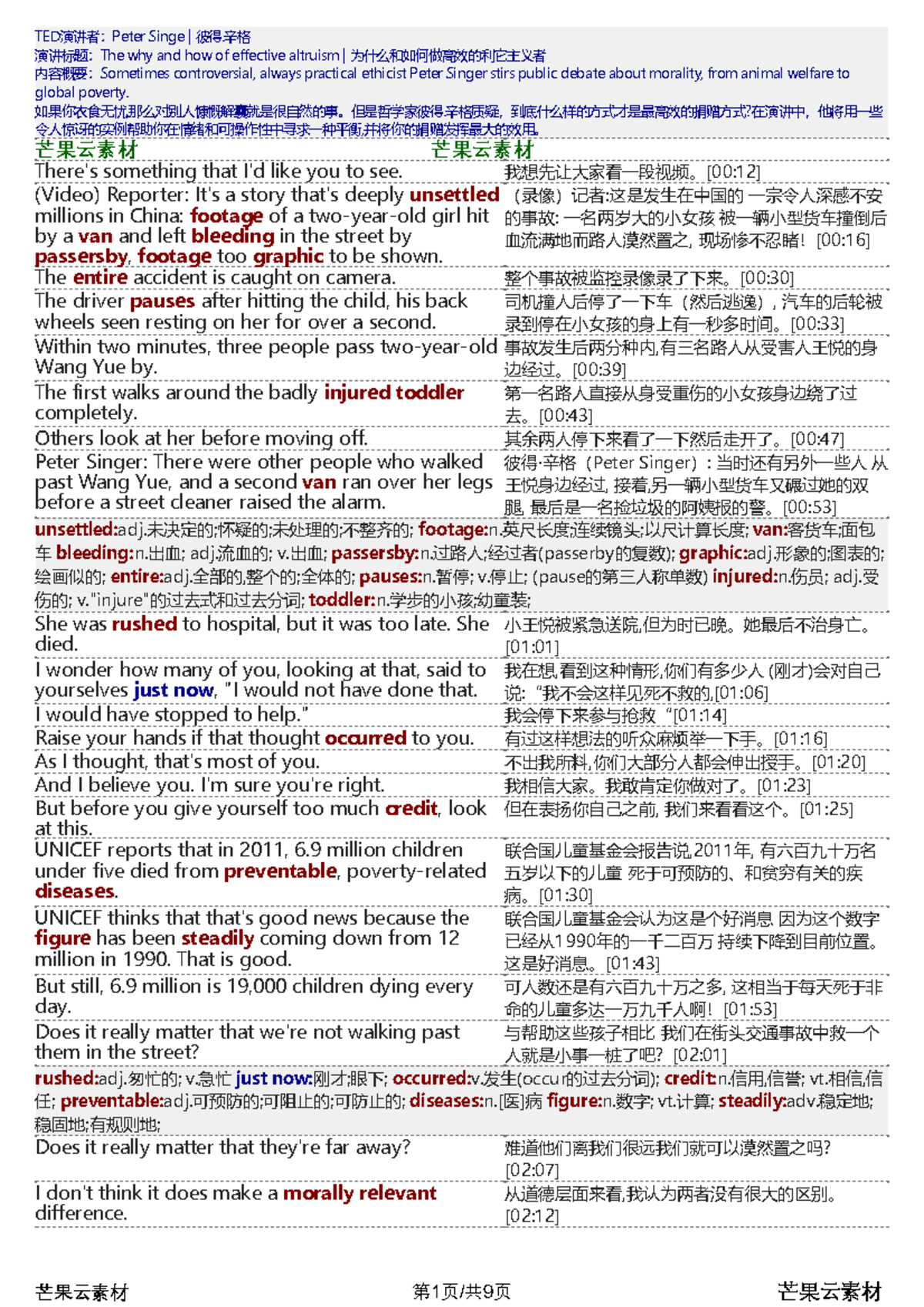 Peter Singer 2013: 高效利他主义的道德与实践探讨- Studocu