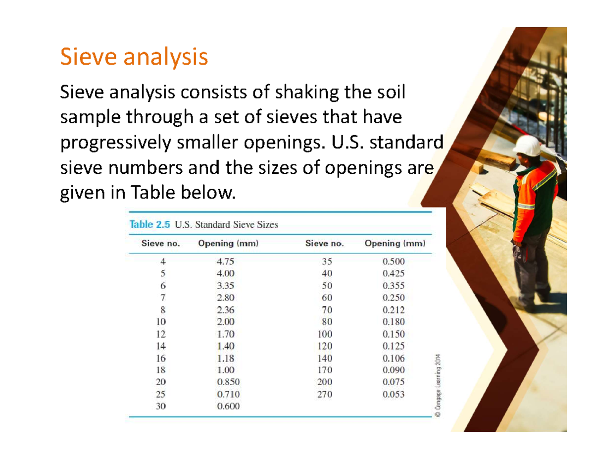 Lab 1 - Sieve Analysis Helpful Notes - Sieve analysis Sieve analysis ...