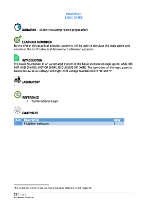 03 Combinational Logic Practical 2 - Circuit Design & Testing Guide ...