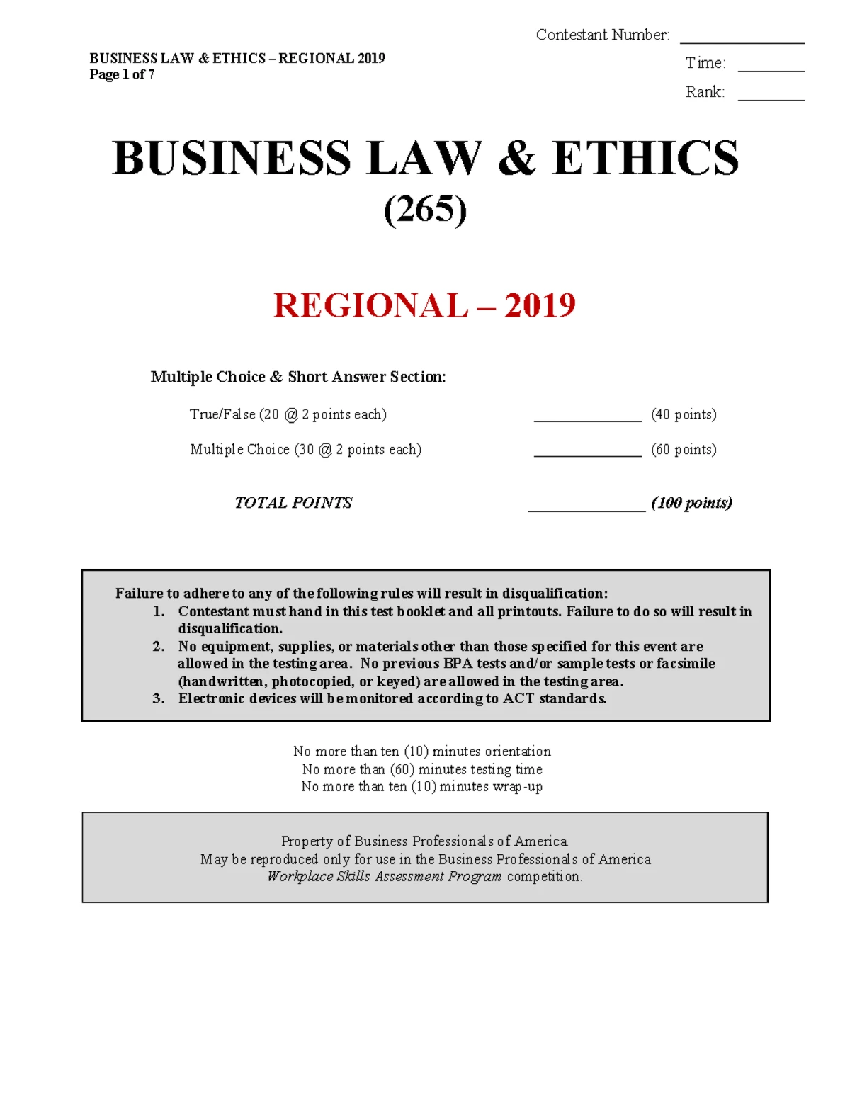 265 Business Law Ethics R 2020 - BUSINESS LAW & ETHICS - REGIONAL 2020 ...