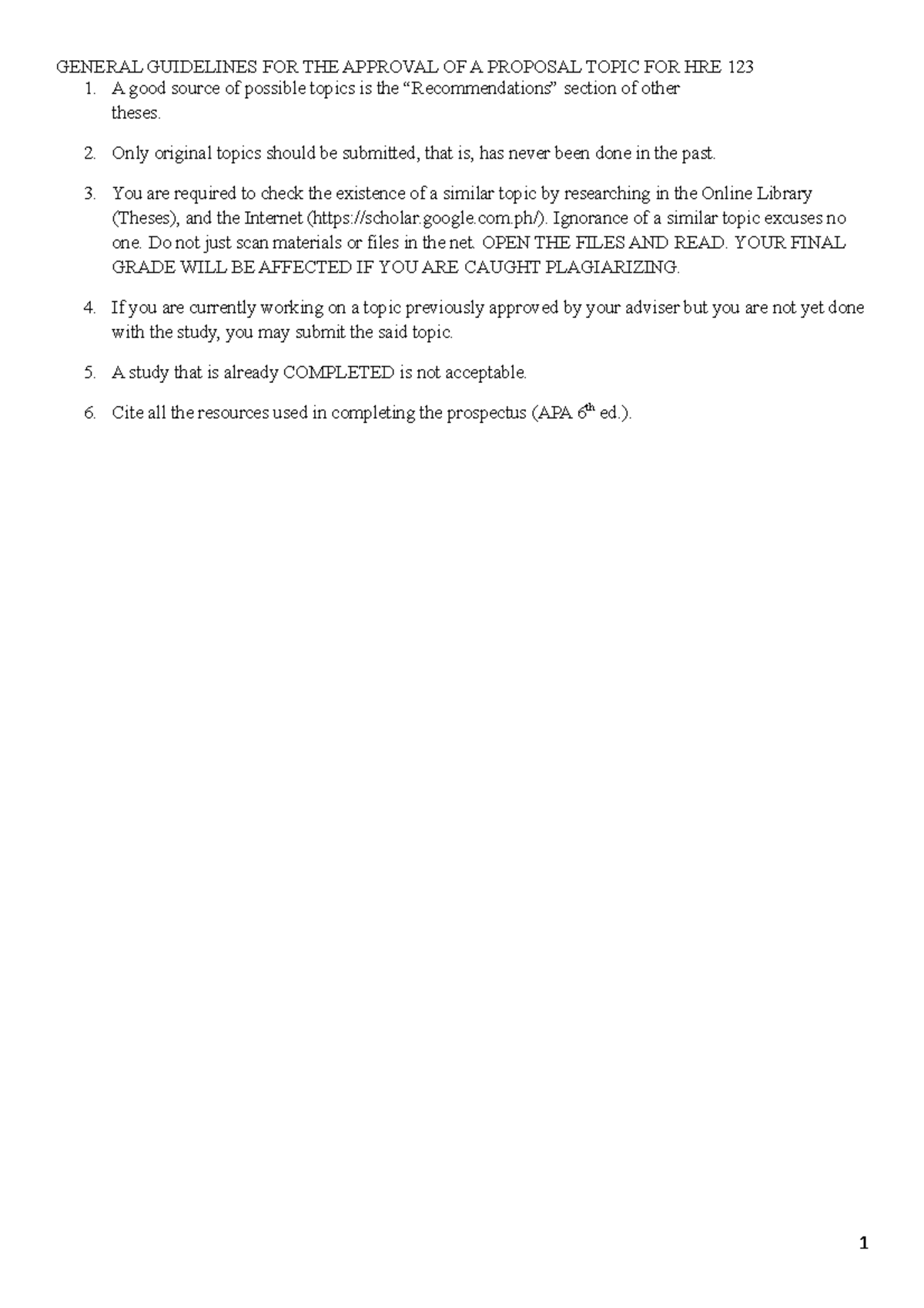 Written Task 1 Research Prospectus Template - GENERAL GUIDELINES FOR ...