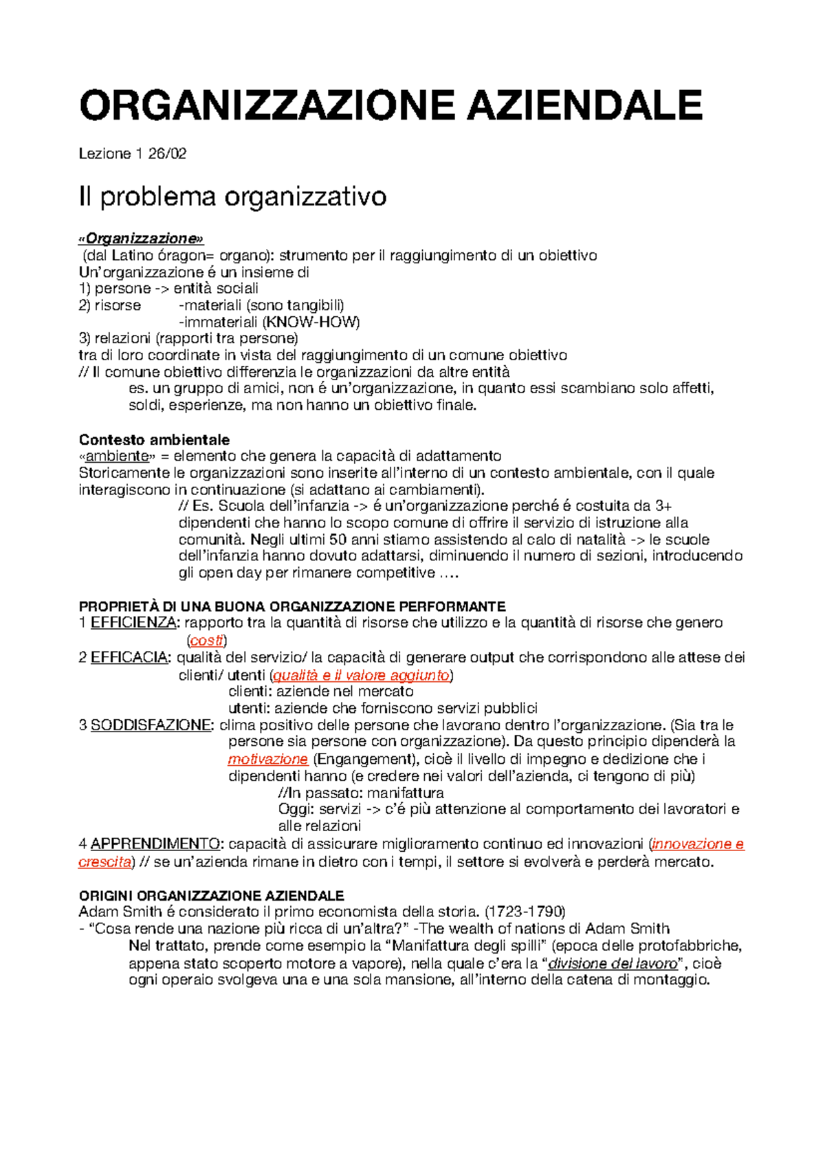 Lezione 1: Introduzione all - Document Preview
