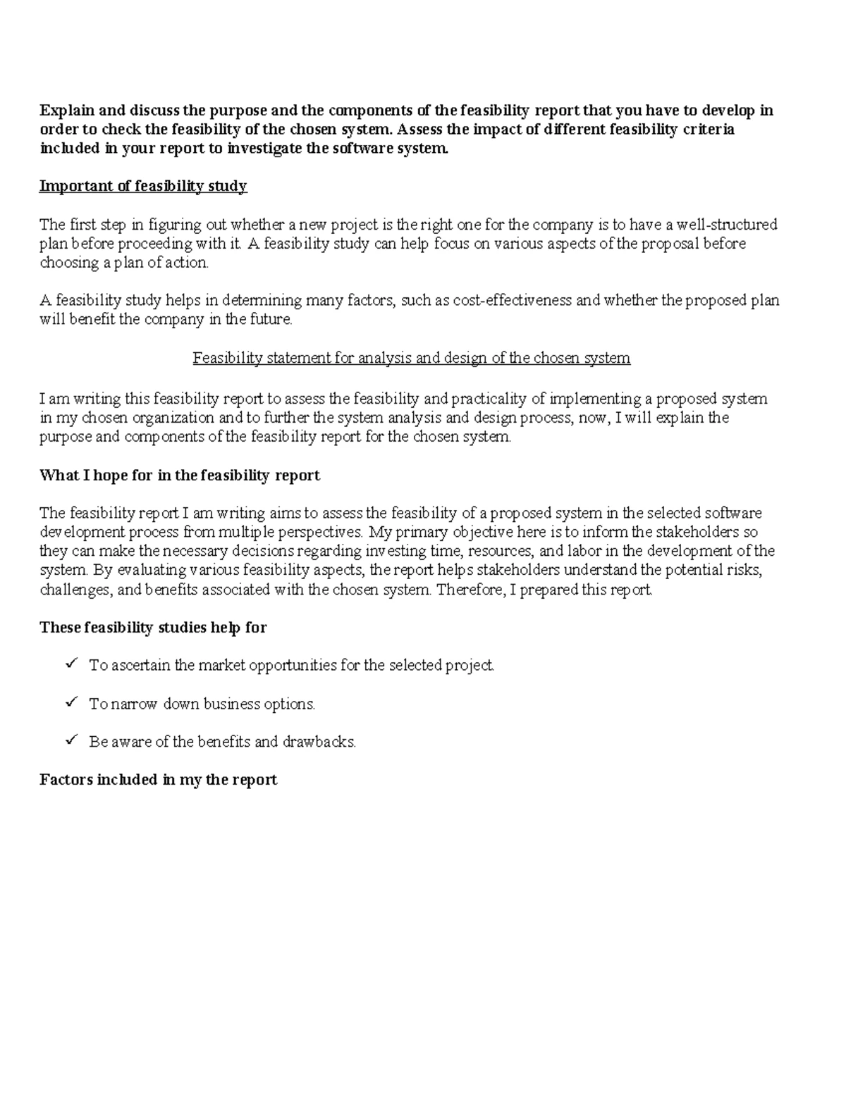 Unit 35: System Analysis & Design - Summative Assignment Feedback Form ...