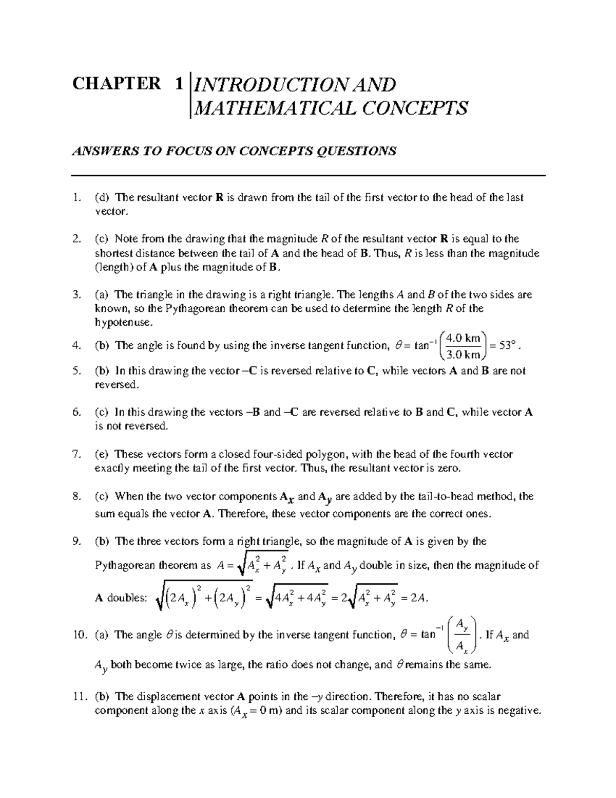 Chap1 - Introduction to Mathematical Concepts Worksheet - Studocu