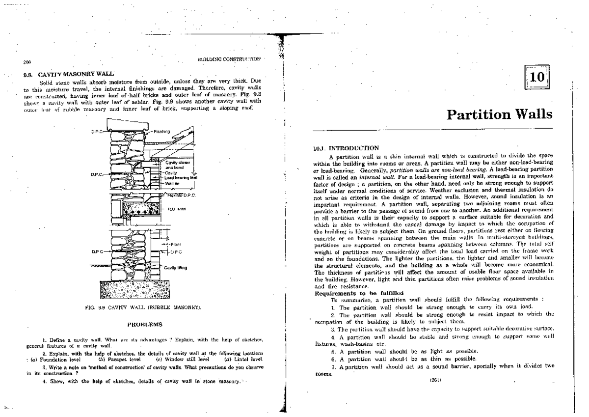 03 Partition Walls: Concepts and Applications in Construction - Studocu