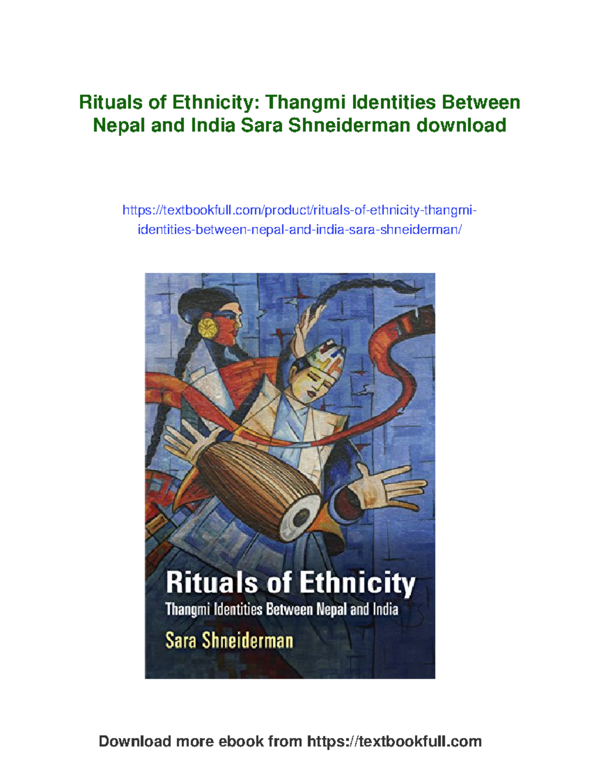 Rituals of Ethnicity: Thangmi Identities in Nepal & India - Sara ...