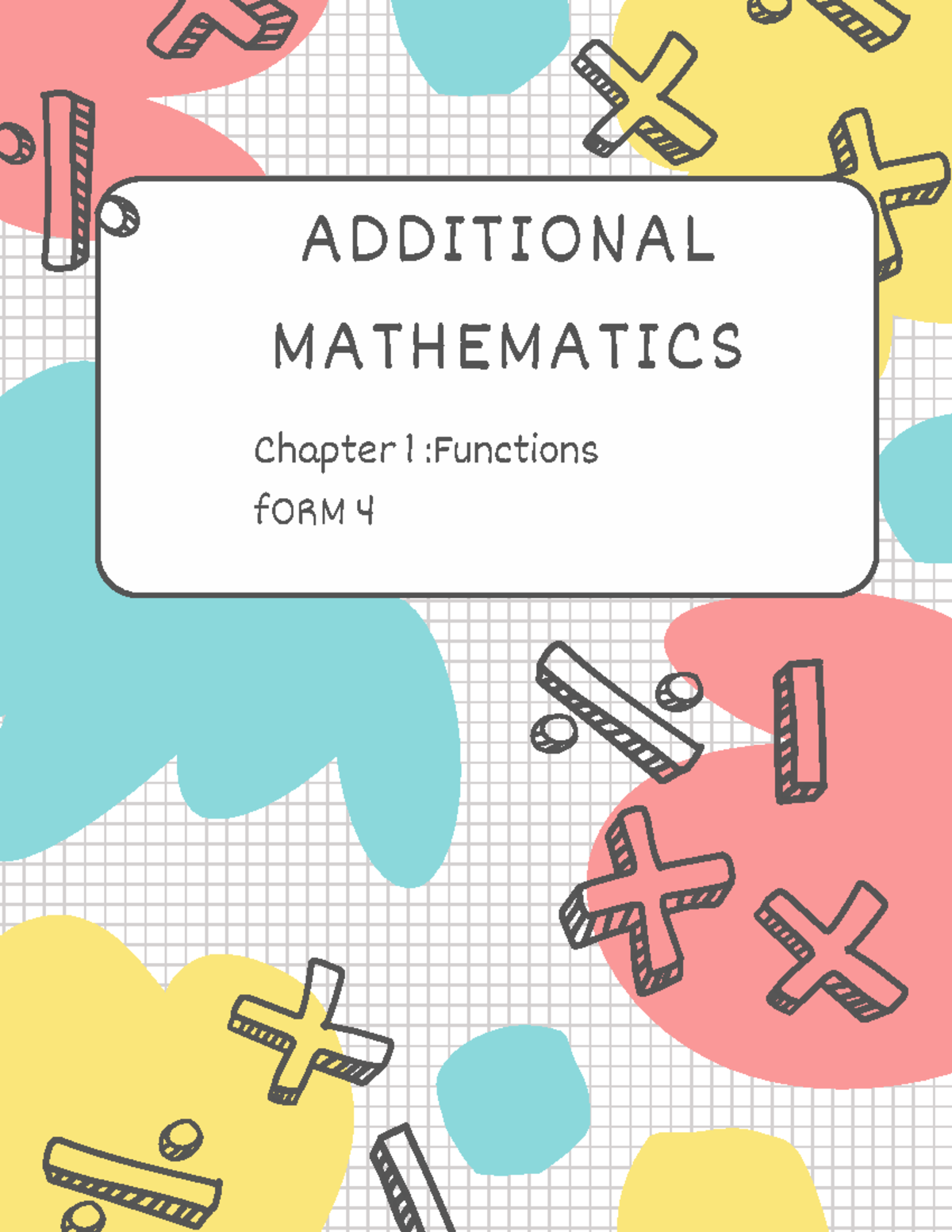 F4 Chapter 1 Part 1 - simple notes and exercise - ADDITIONAL ...