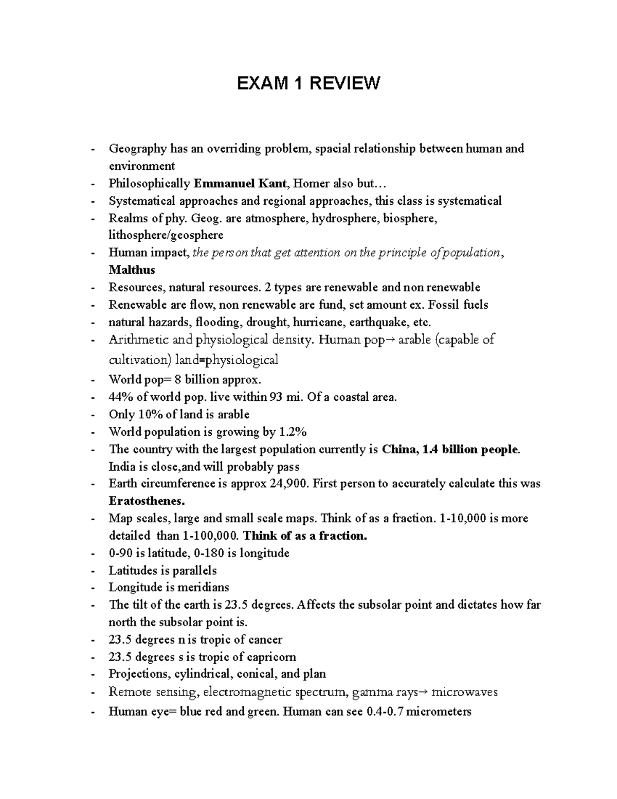 Final exam review - Duane Nellis GEOG 1100 - Of all the nonrenewable ...