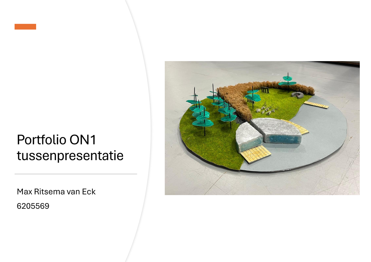Tussenpresentatie portfolio ON1 - Ontwerpen 1 Huis en Verankering in ...