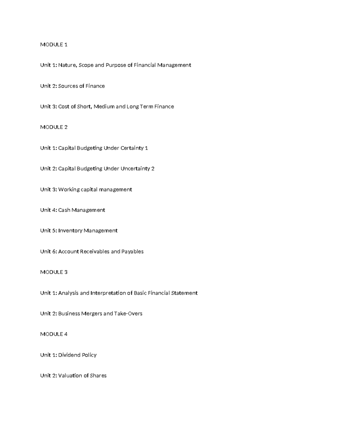 Introduction to Financial Management: Nature, Scope & Sources of ...