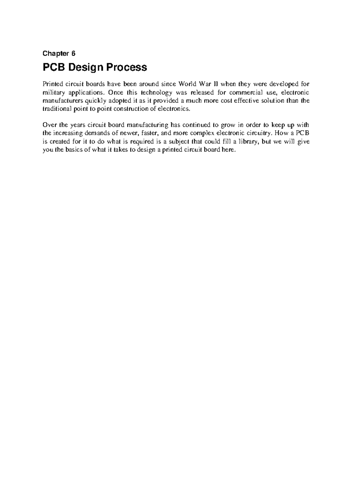 Chapter 6 PCB Design Process - Chapter 6 PCB Design Process Printed ...