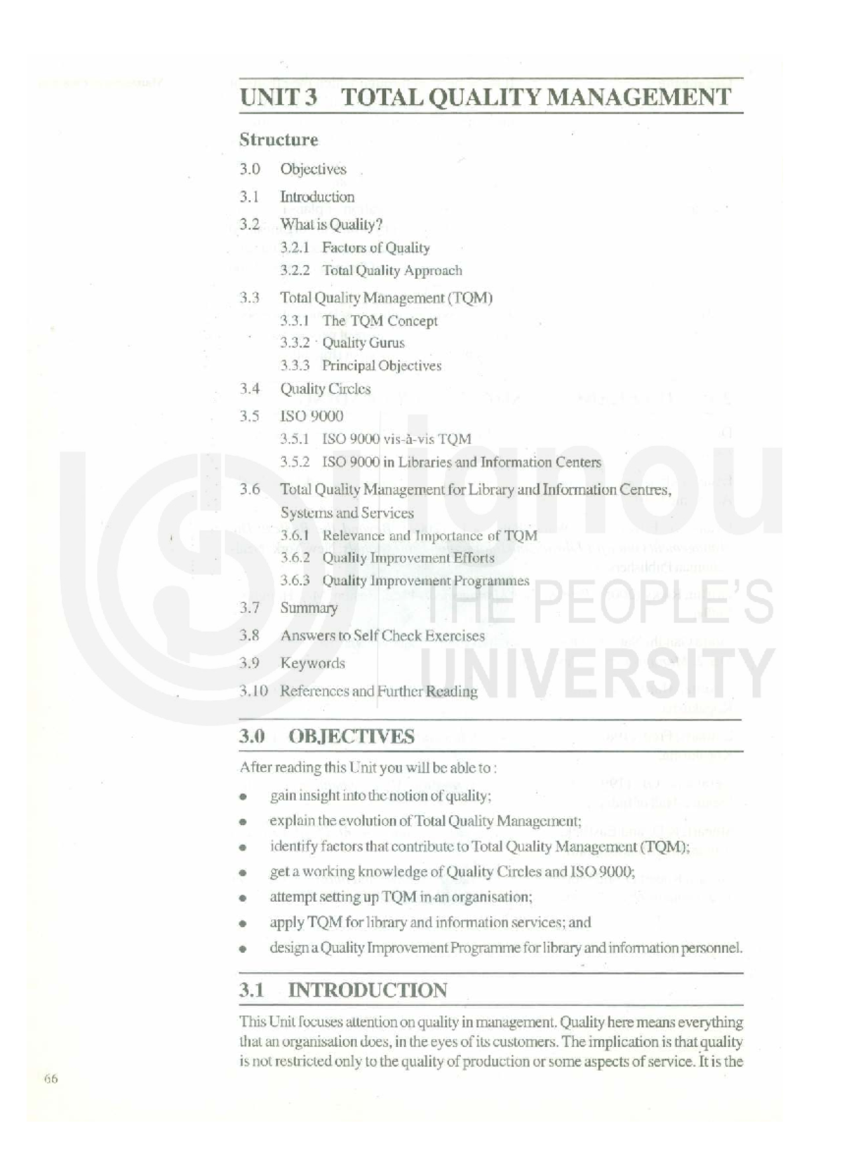 Unit 3: Total Quality Management in Libraries and Information Centers ...