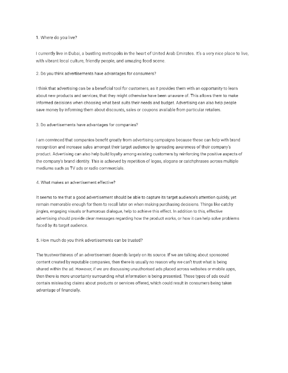 Sample-answer - sample answer - Ôn tập tiếng anh - Studocu