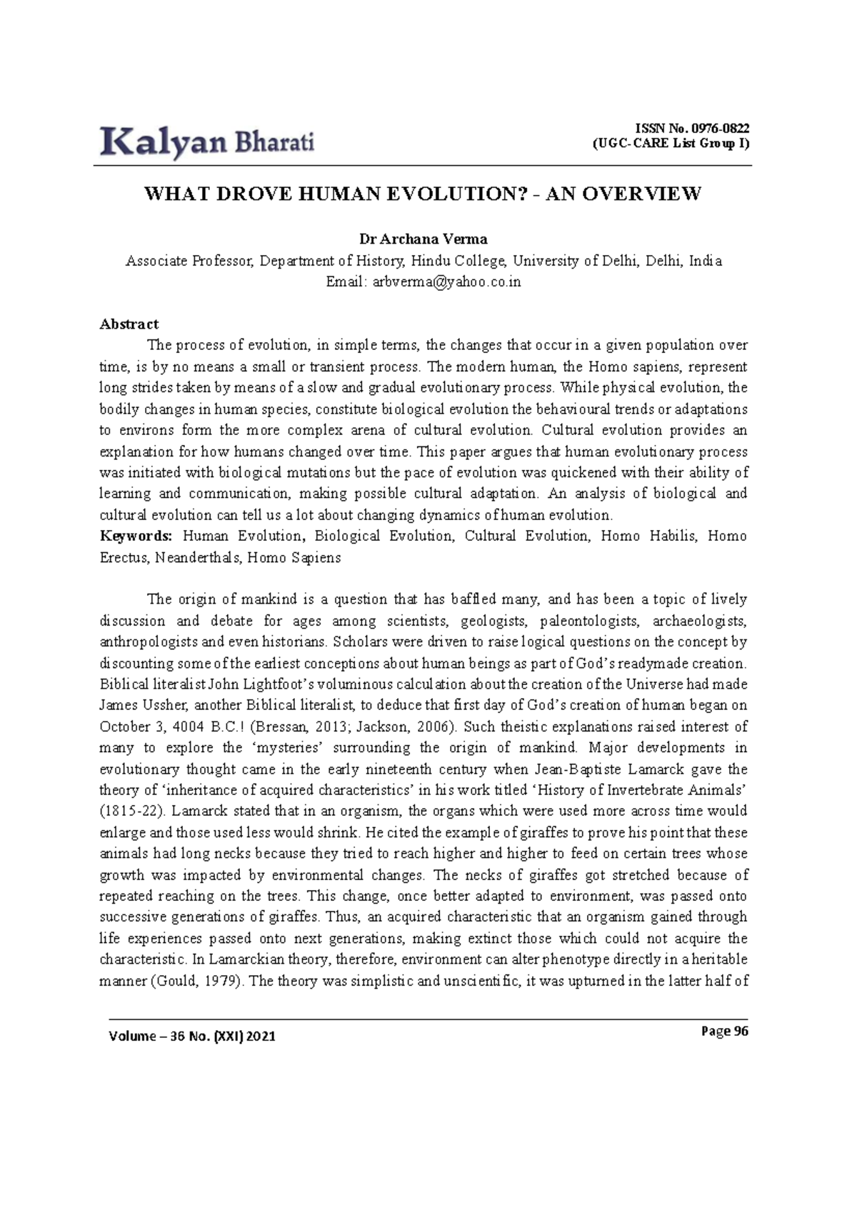 HIS 101: What Drove Human Evolution? An Overview of Key Factors - Studocu