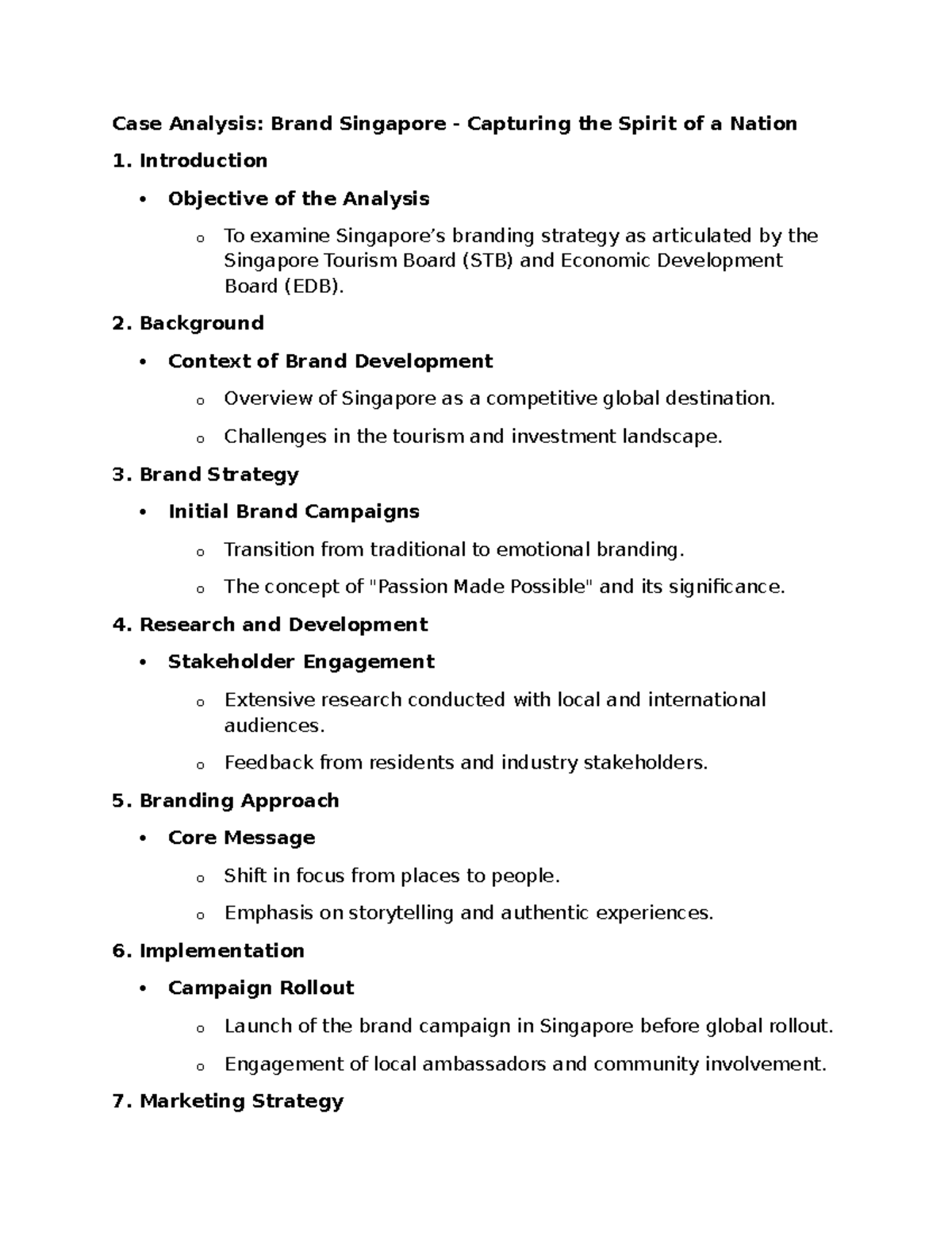 Case-study-format - BA 43: Marketing and Financial Essentials Case ...