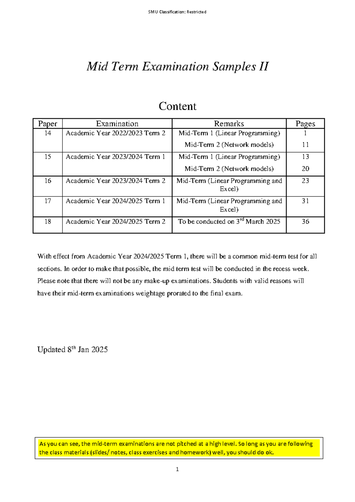 OPIM 101 Mid-Term Exam Sample Questions (2023-2025) - Studocu