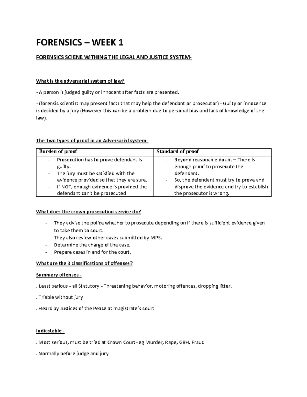1.1 Introduction To Forensic Science 5 Mrffs 02 - Tagged - 30 Credits ...