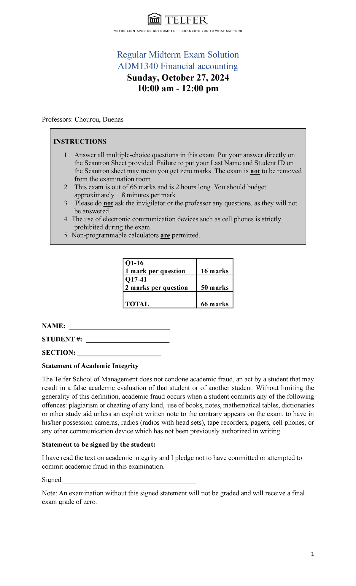 ADM1340 F2024 Regular Midterm Exam Solutions and Guidelines - Studocu